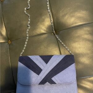 Elegant Blue and Navy Women's Bag Maggie Sweet